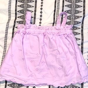 GAP Lilac Peplum Top (3T)